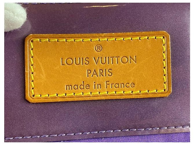 Louis Vuitton Tote GM Vernis Reade con monogramma viola 37LV713 - vista 11