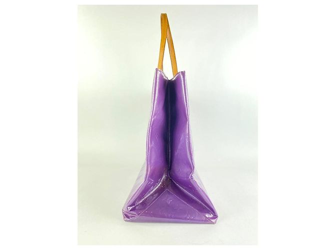 Louis Vuitton Tote GM Vernis Reade con monogramma viola 37LV713 - vista 2