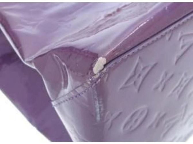 Louis Vuitton Tote GM Vernis Reade con monogramma viola 37LV713 - vista 4
