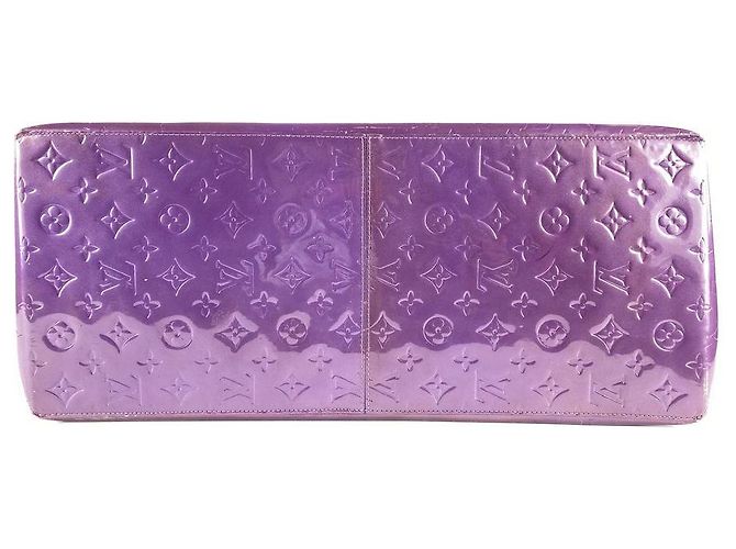 Louis Vuitton Tote GM Vernis Reade con monogramma viola 37LV713 - vista 5
