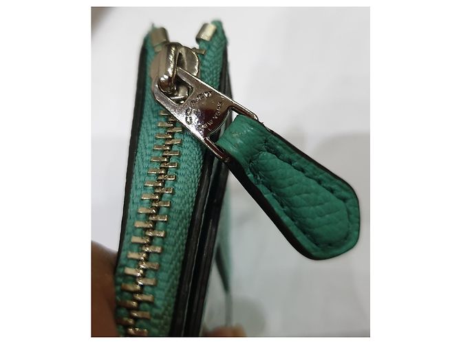 Cartera Coach con llavero Verde Turquesa - vista 4