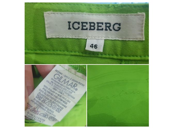 Iceberg Vintage fluo Hose Grün - Ansicht 2