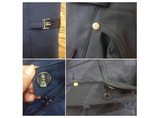 Pantalones leggings Elisabetta Franchi Azul marino - vista 2