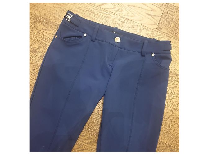 Pantalones leggings Elisabetta Franchi Azul marino - vista 5