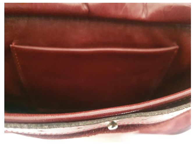 Borsa Cartier in pelle bordeaux Bordò - vista 12
