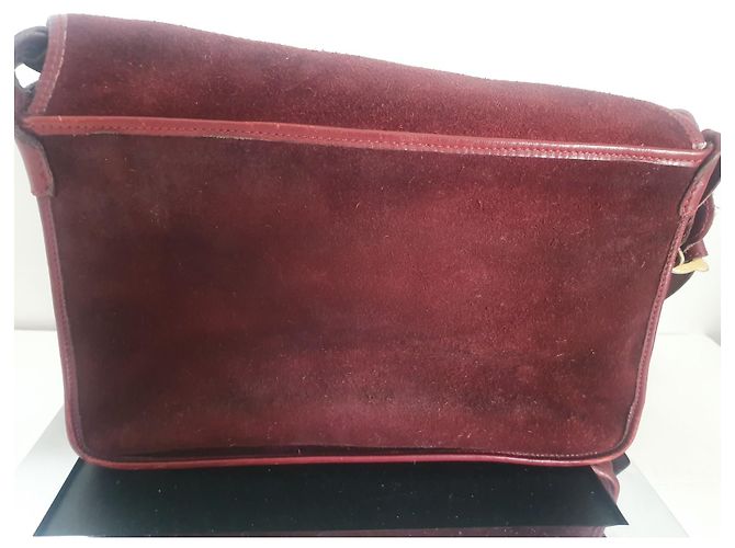 Borsa Cartier in pelle bordeaux Bordò - vista 15