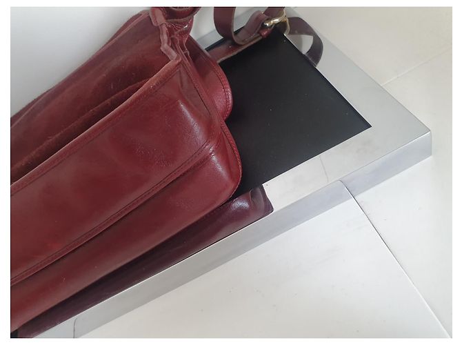 Borsa Cartier in pelle bordeaux Bordò - vista 16