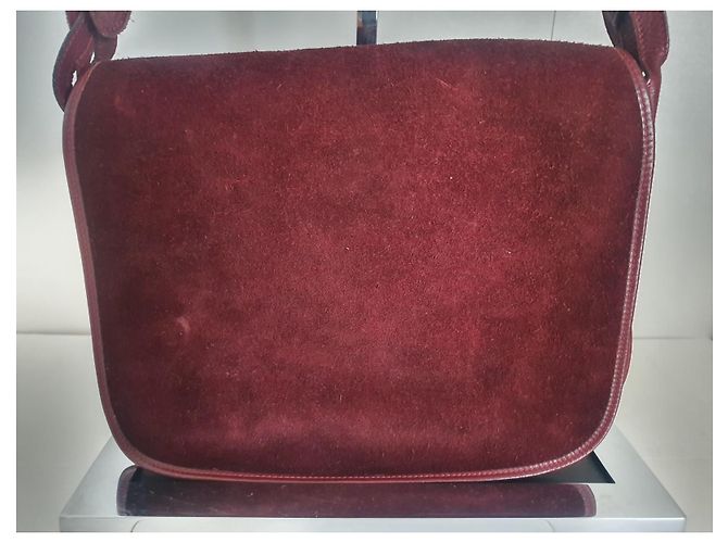 Borsa Cartier in pelle bordeaux Bordò - vista 3