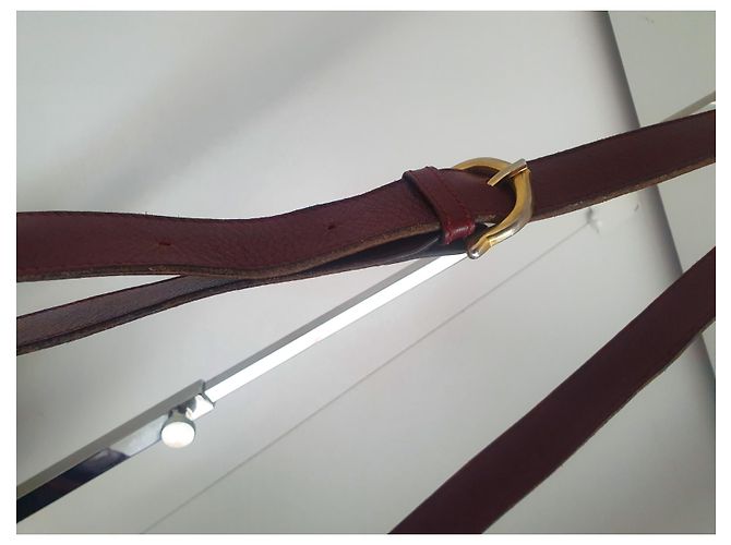Borsa Cartier in pelle bordeaux Bordò - vista 4
