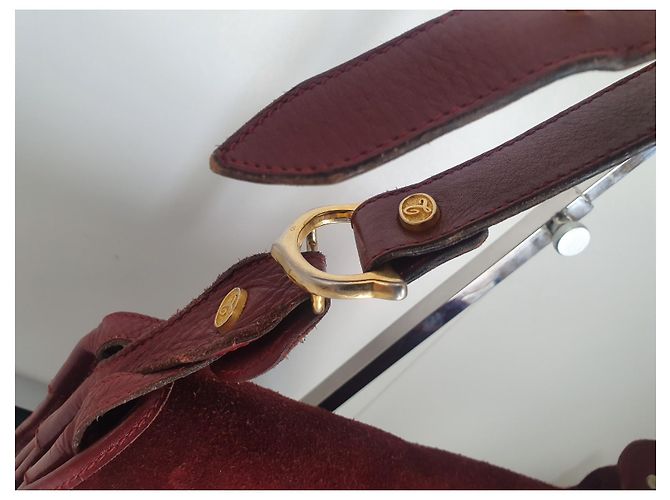 Borsa Cartier in pelle bordeaux Bordò - vista 6