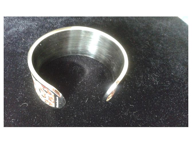 Bracciale Christian Lacroix in Acciaio con Smalto Leopardato Multicolore - vista 6