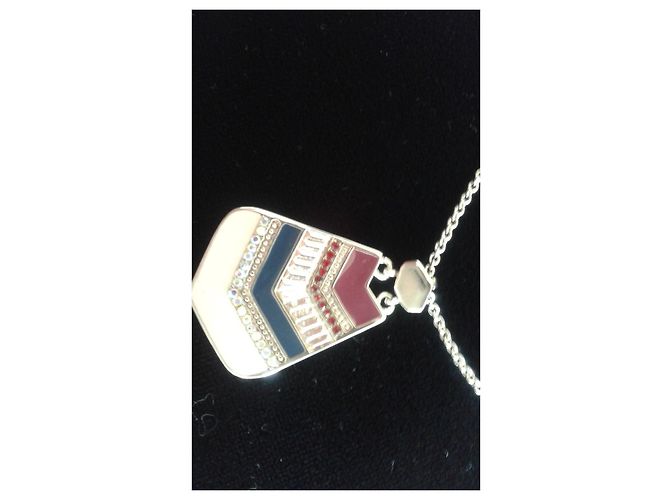 Collana Christian Lacroix con Strass e Smalto Multicolore - vista 7