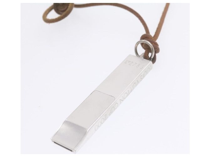 LOUIS VUITTON CUP Whistle Compass Halsketten-Anhänger 2LV-Authentifizierung einstellen 22136 Silber - Ansicht 5