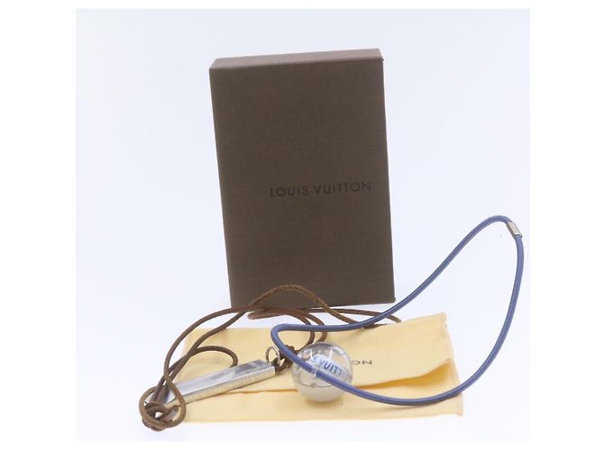 LOUIS VUITTON CUP Whistle Compass Halsketten-Anhänger 2LV-Authentifizierung einstellen 22136 Silber - Ansicht 7