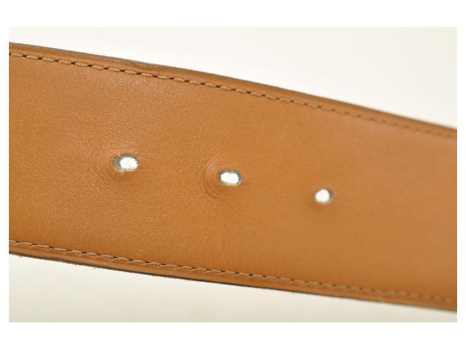 Constance Hermès HERMES Cinturón Constanza de Cuero 31.1 ""Hebilla H Negro Auth ar1771 - vista 15