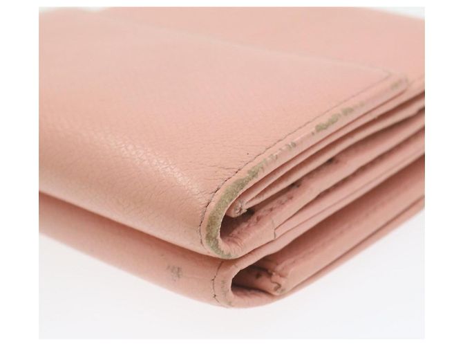 CHANEL Coco Button Monedero Piel Rosa CC Auth gt629 - vista 10