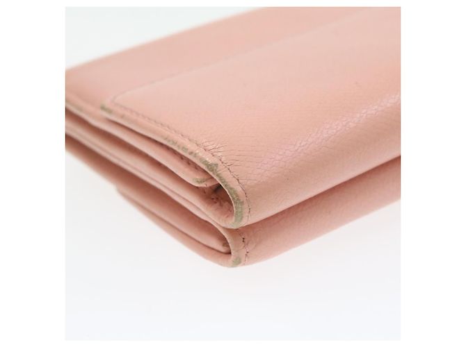 CHANEL Coco Button Monedero Piel Rosa CC Auth gt629 - vista 11