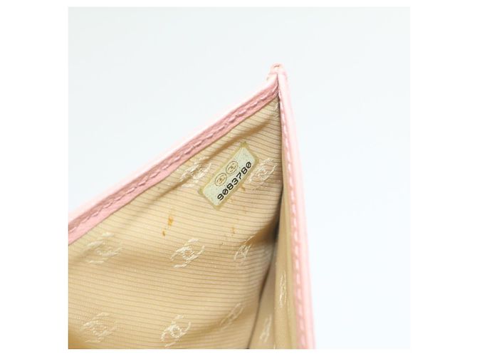 CHANEL Coco Button Monedero Piel Rosa CC Auth gt629 - vista 17