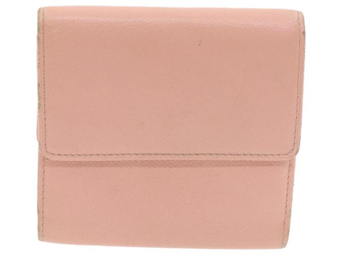 CHANEL Coco Button Monedero Piel Rosa CC Auth gt629 - vista 3