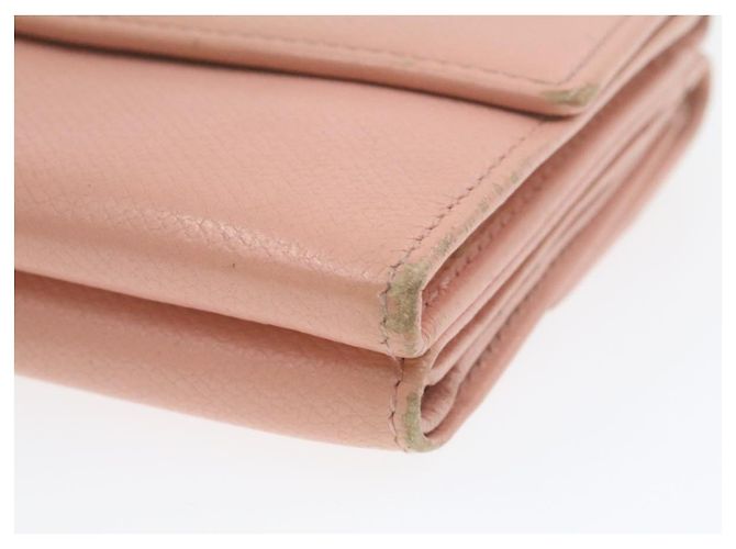 CHANEL Coco Button Monedero Piel Rosa CC Auth gt629 - vista 8