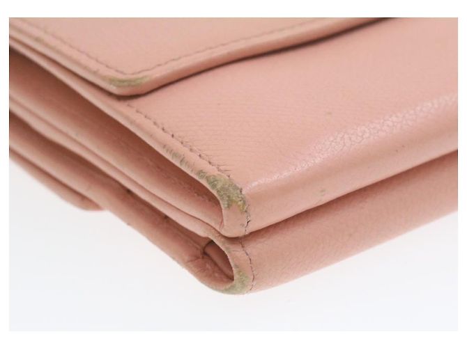 CHANEL Coco Button Monedero Piel Rosa CC Auth gt629 - vista 9