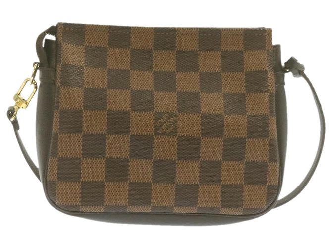 LOUIS VUITTON Damier Ebene Neceser de maquillaje para pantalones N51982 LV Auth 21868 - vista 2