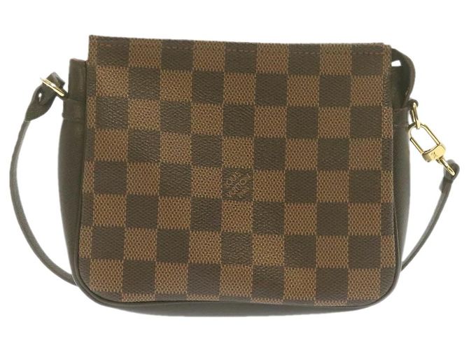 LOUIS VUITTON Damier Ebene Neceser de maquillaje para pantalones N51982 LV Auth 21868 - vista 3