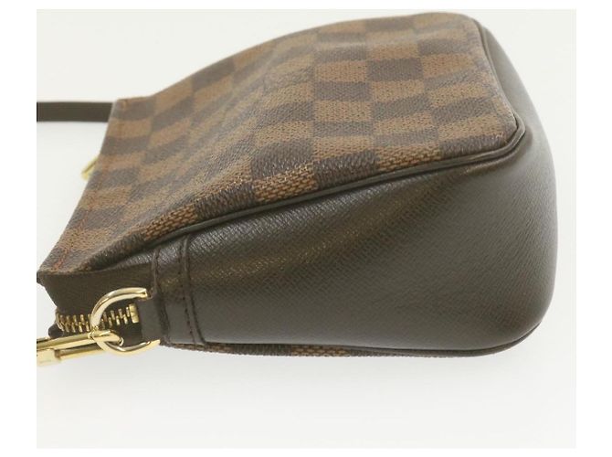LOUIS VUITTON Damier Ebene Neceser de maquillaje para pantalones N51982 LV Auth 21868 - vista 4