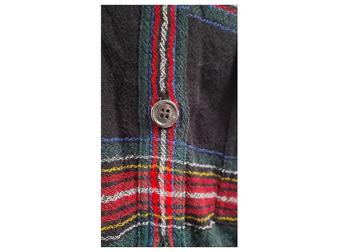 Burberry Brit Kleid aus Viskose mit Karomuster Größe 12 UK Mehrfarben - Ansicht 5