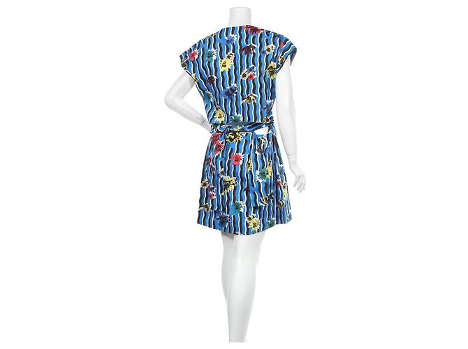 Abito in cotone Bimba & Lola Blu Multicolore L - vista 2
