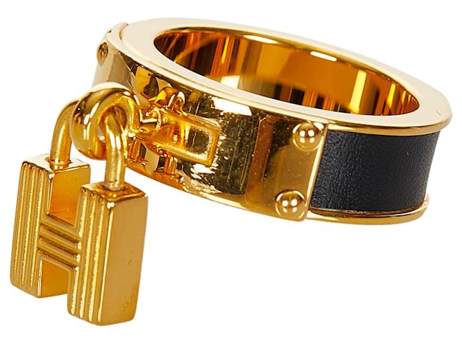 Ring Hermès Bague écharpe Hermes Gold H Cadenas Doré - vue 2