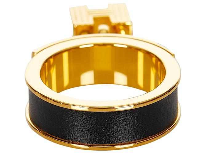Ring Hermès Bague écharpe Hermes Gold H Cadenas Doré - vue 3