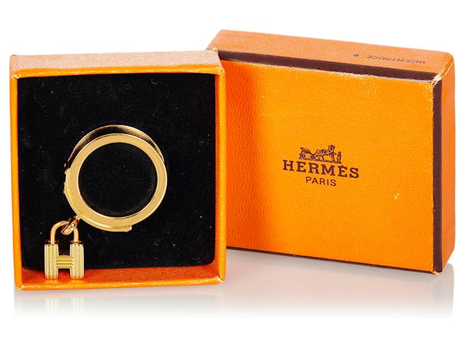 Ring Hermès Bague écharpe Hermes Gold H Cadenas Doré - vue 6