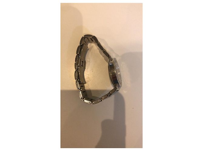Bulgari Stahluhr mit Diamanten 17cm Silber Hardware - Ansicht 3