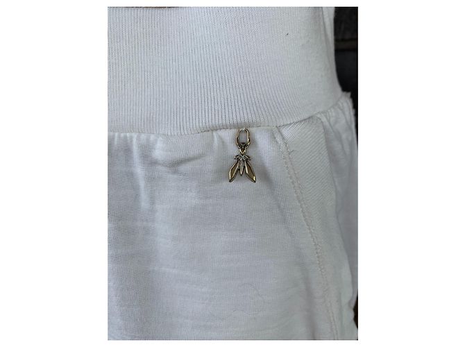 Patrizia Pepe Sweatshorts Weiß Baumwolle - Ansicht 4