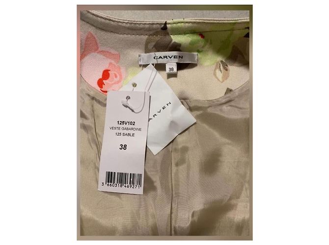 Carven Jaqueta floral esculpida - vista 3