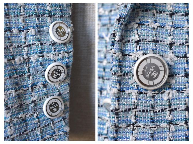 Chanel 2019 Cruise LA PAUSA Fantasy-Tweed-Blazerjacke - Ansicht 4