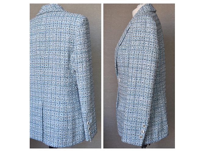 Chanel 2019 Cruise LA PAUSA Fantasy-Tweed-Blazerjacke - Ansicht 8
