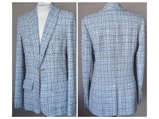 Chanel 2019 Cruise LA PAUSA Fantasy-Tweed-Blazerjacke - Ansicht 10