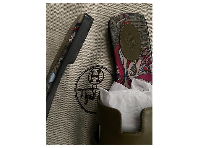 Hermès Sandalen Khaki - Ansicht 5