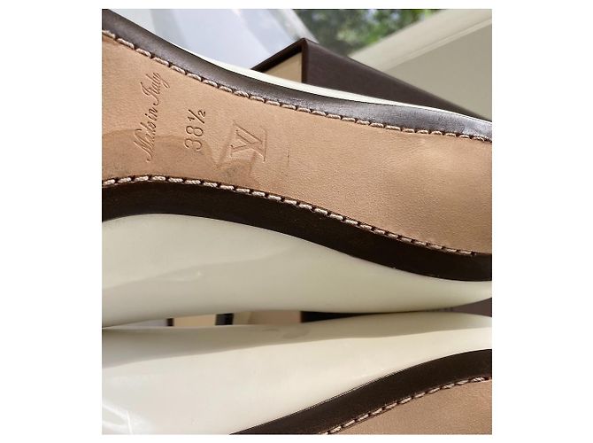 Pompe di Louis Vuitton, modella da passerella Bianco - vista 7