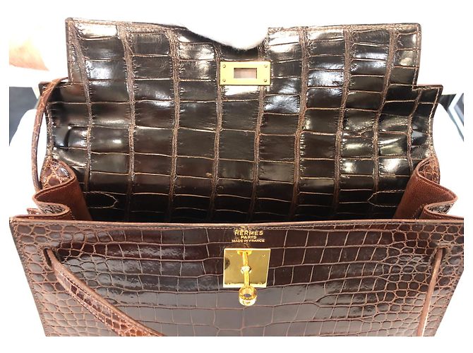 Hermès Kelly Sellier Braun - Ansicht 12