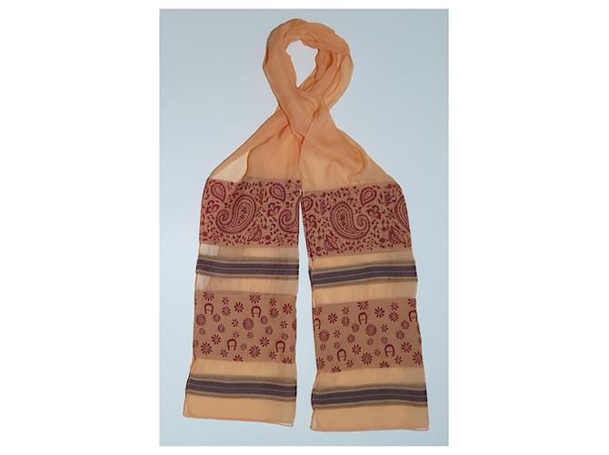 Sciarpa Aigner in seta e lana multicolore - vista 3
