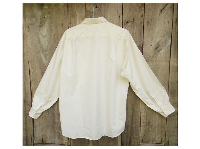 Autre Marque Alain Figaret Hemd 42 (l) normale Passform Gelb - Ansicht 3