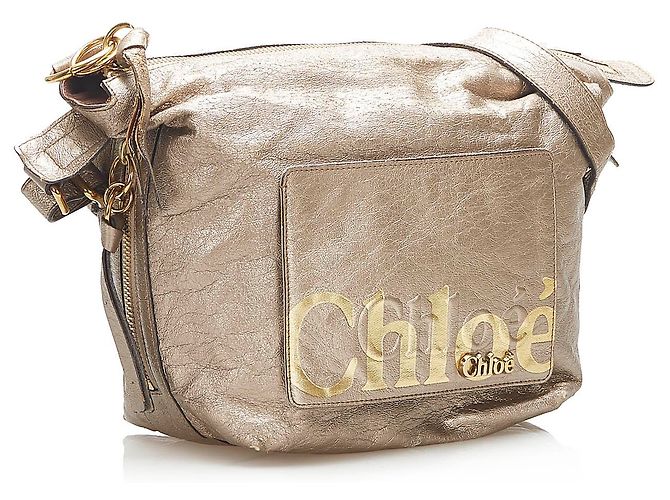 Chloé Chloe Gold Eclipse Leder Umhängetasche - Ansicht 3