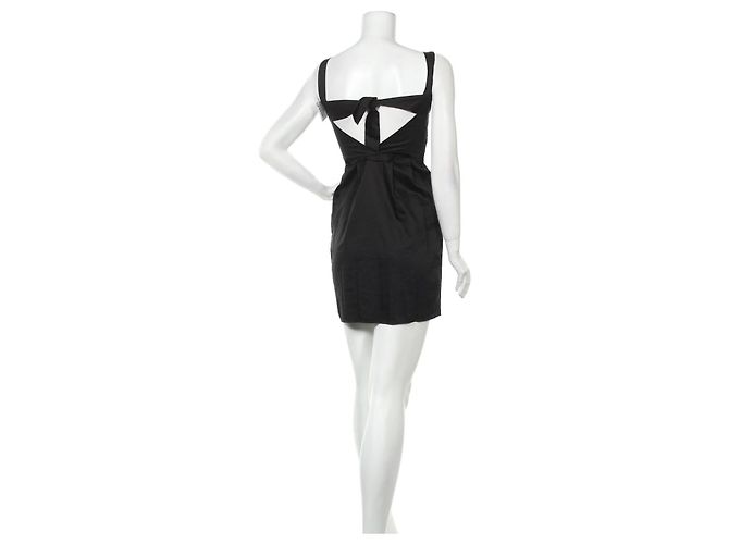 Vestido Tara Jarmon negro de algodón - vista 2