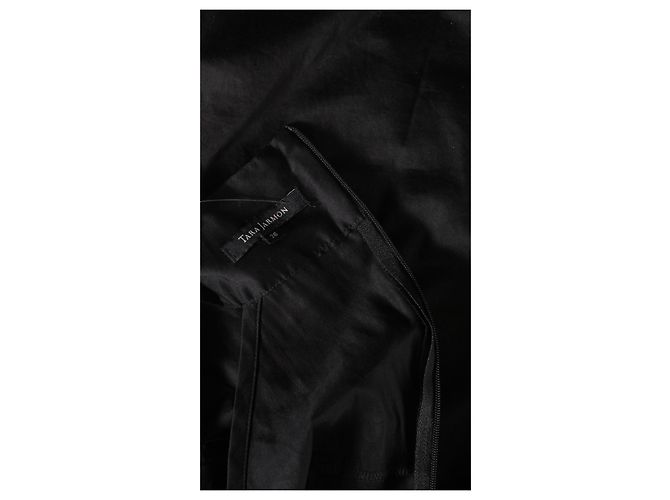 Vestido Tara Jarmon negro de algodón - vista 3