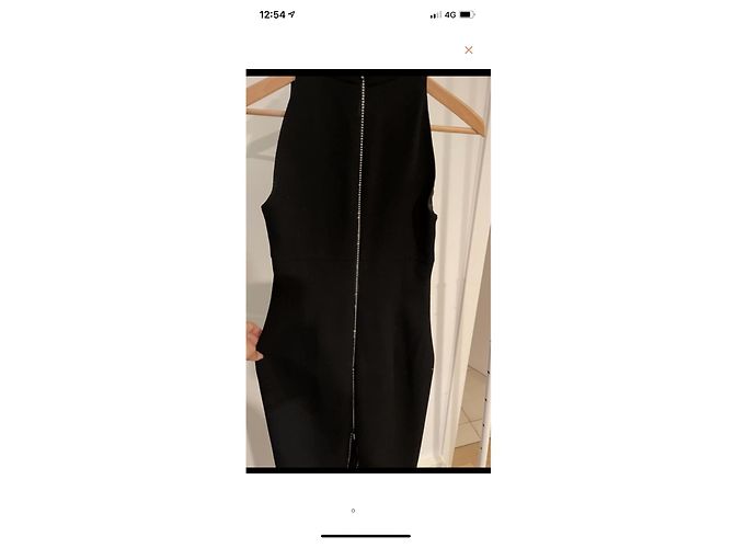 Vestido Valentino de algodón negro - vista 2