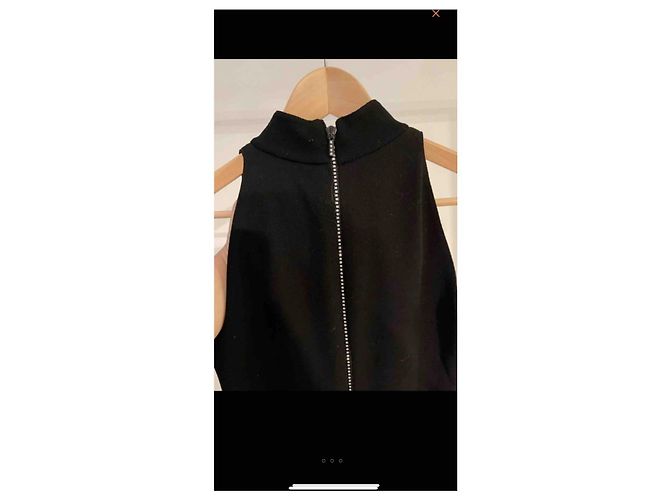 Vestido Valentino de algodón negro - vista 4