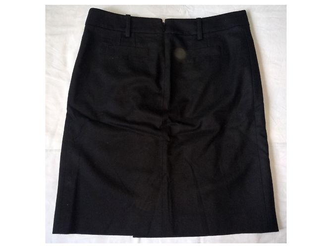 Gucci Minifalda negra de lana y cachemir Negro - vista 5